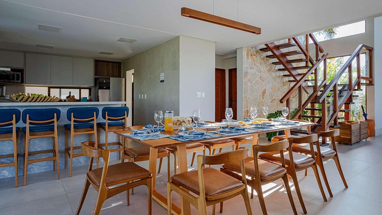 Casa alto padrão 6 suítes Condomínio Iberostate Praia do For