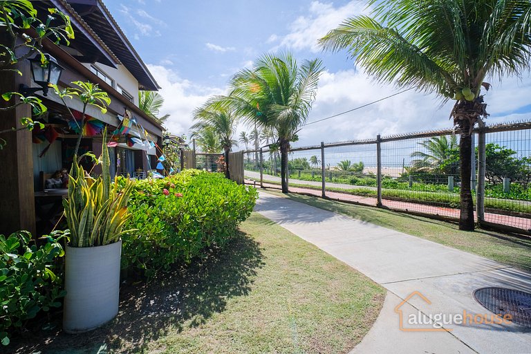 Apartamento Pé na Areia Frente Mar em Imbassai