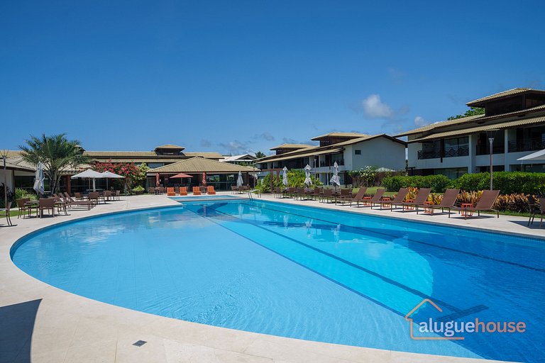 Apartamento Pé na Areia Frente Mar em Imbassai