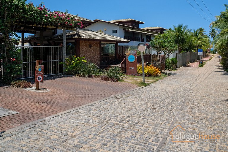 Apartamento Pé na Areia Frente Mar em Imbassai