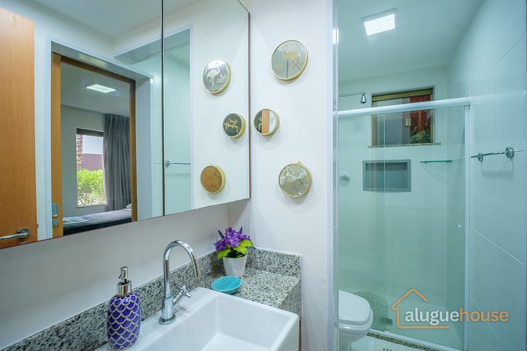 Apartamento Pé na Areia Frente Mar em Imbassai