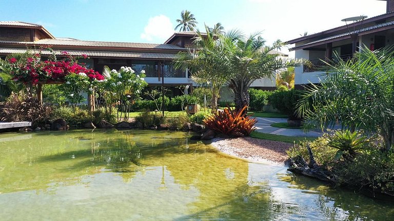 Apartamento Pé na Areia Frente Mar em Imbassai