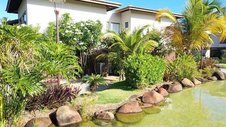 Apartamento Pé na Areia Frente Mar em Imbassai