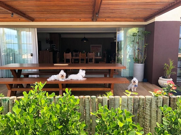 Apartamento Pé na Areia Frente Mar em Imbassai
