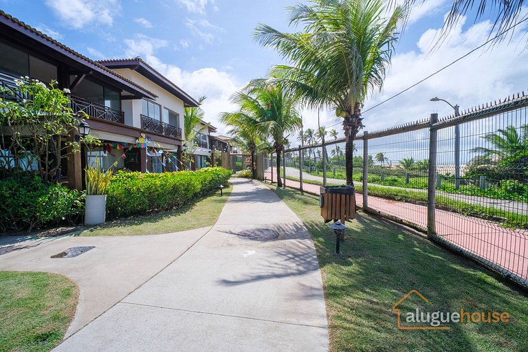 Apartamento Pé na Areia Frente Mar em Imbassai