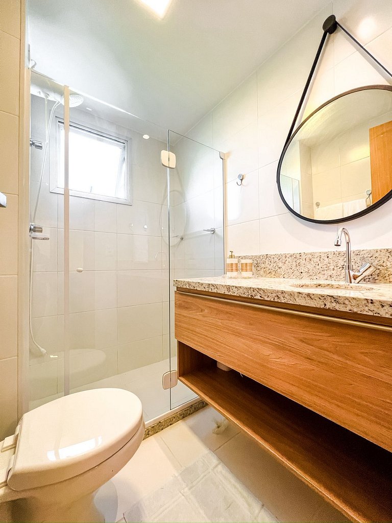 Apartamento Vista Mar e Pé na Areia 3 Suites em Condomínio e