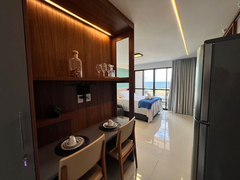 Apartamento tipo Estúdio Vista Mar Itapuã Salvador