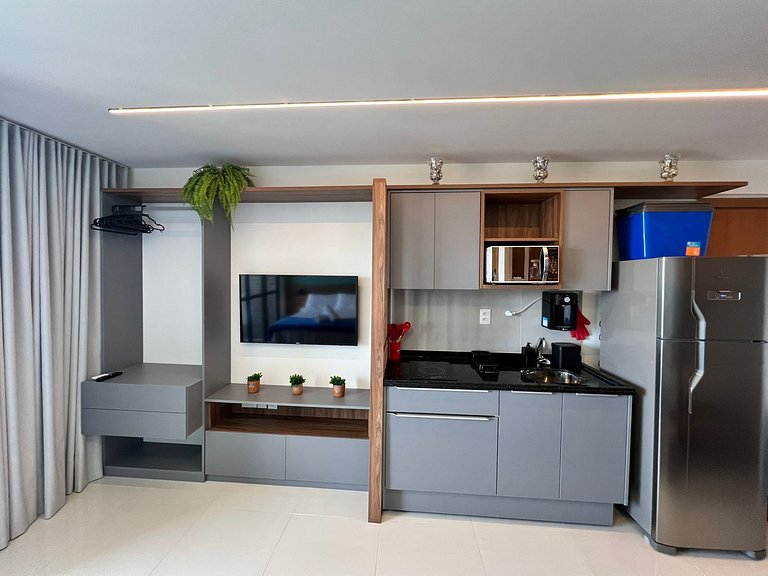 Apartamento tipo Estúdio Vista Mar Itapuã Salvador