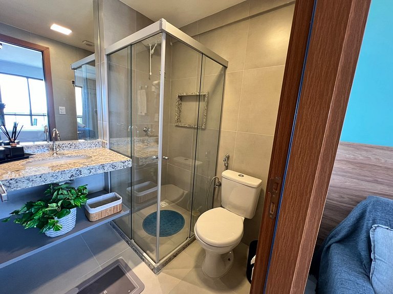 Apartamento tipo Estúdio Vista Mar Itapuã Salvador