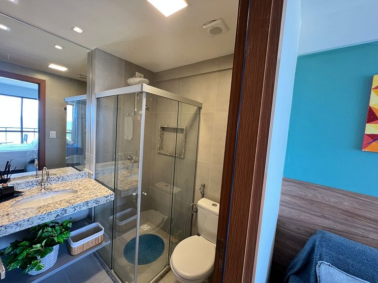 Apartamento tipo Estúdio Vista Mar Itapuã Salvador