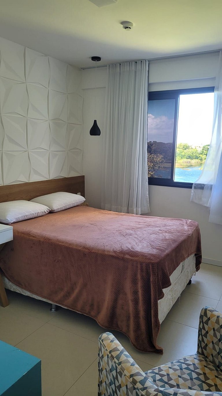 Apartamento Aconchegante em Guarajuba Perto do Mar