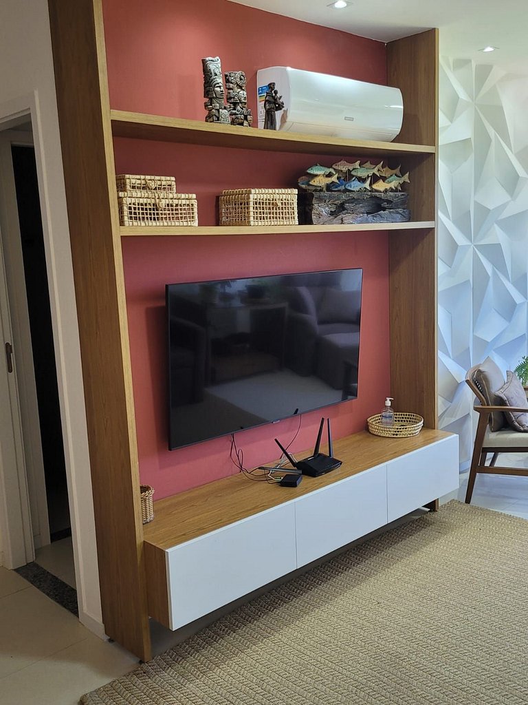 Apartamento Aconchegante em Guarajuba Perto do Mar