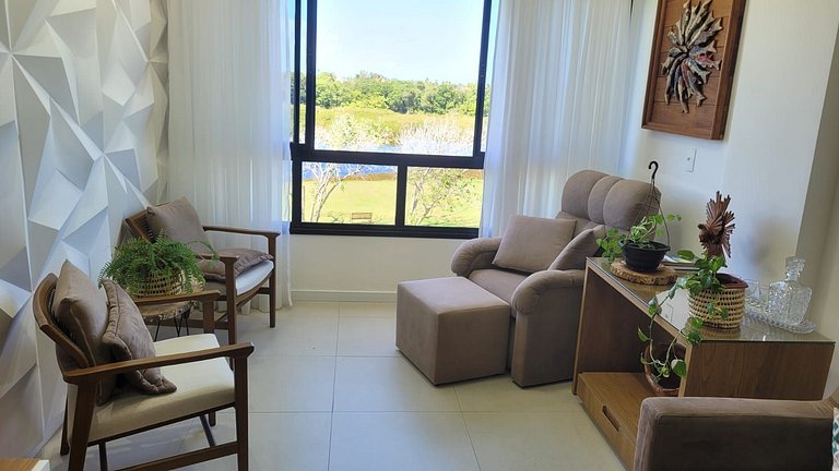 Apartamento Aconchegante em Guarajuba Perto do Mar