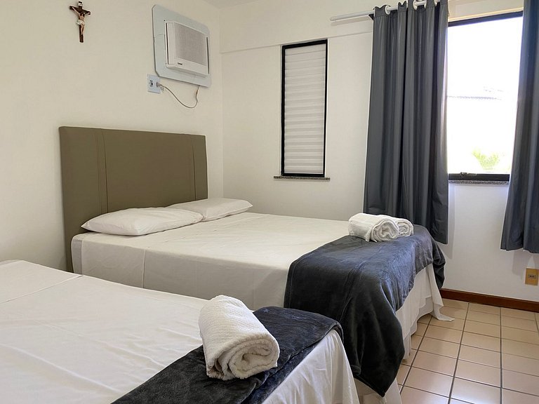 Flat Pé na Areia em Guarajuba Summer House, Bahia