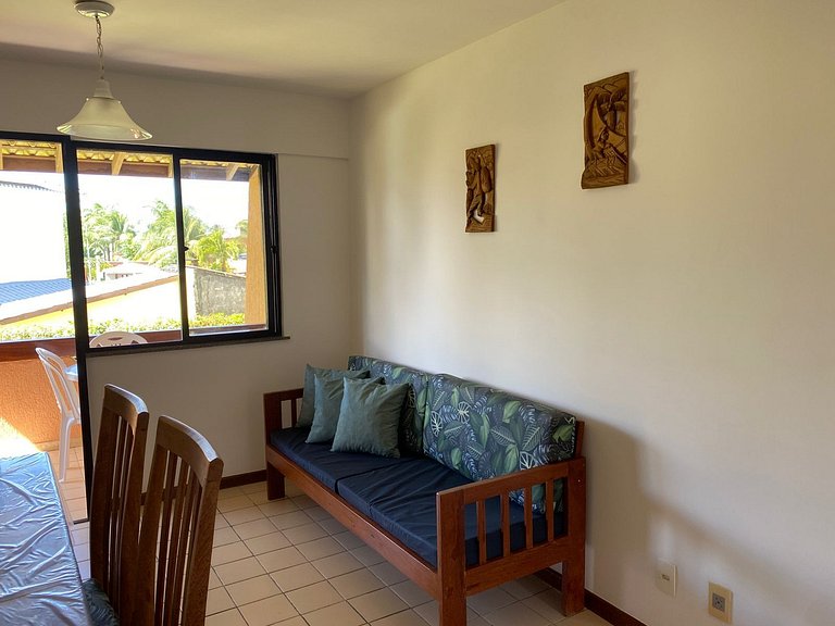 Flat Pé na Areia em Guarajuba Summer House, Bahia