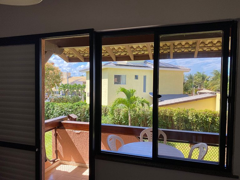 Flat Pé na Areia em Guarajuba Summer House, Bahia
