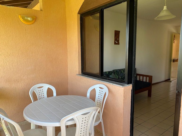 Flat Pé na Areia em Guarajuba Summer House, Bahia
