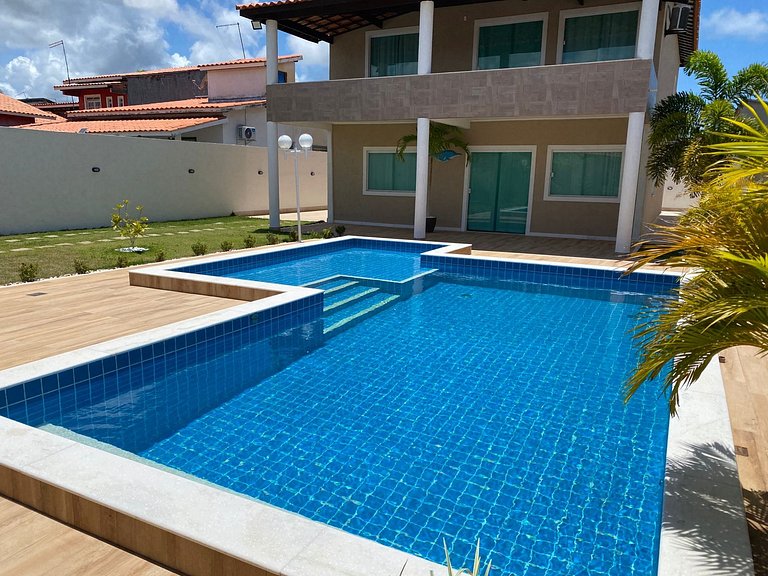 Casa 4Qts dentro de Condominio em Barra do Jacuipe