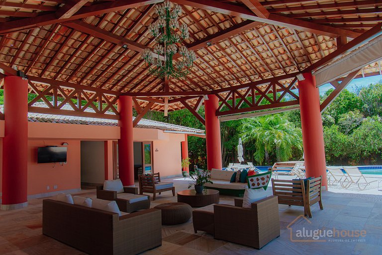 Casa 4Qts Cond em Sauipe Prox Praia