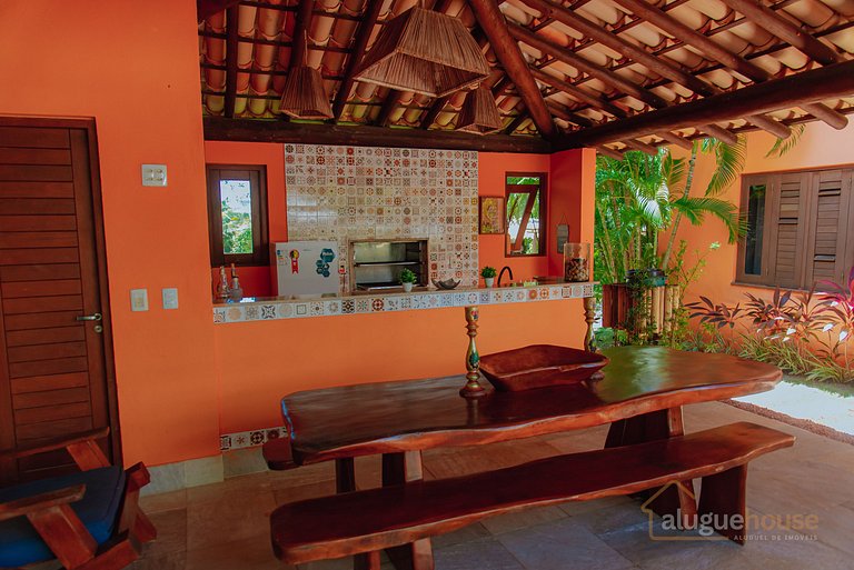 Casa 4Qts Cond em Sauipe Prox Praia