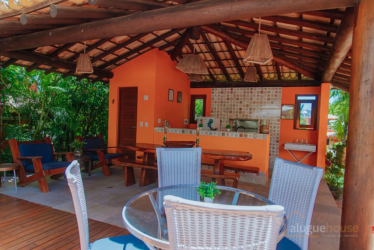 Casa 4Qts Cond em Sauipe Prox Praia