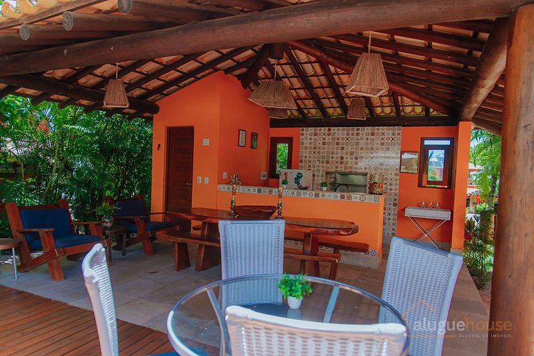 Casa 4Qts Cond em Sauipe Prox Praia