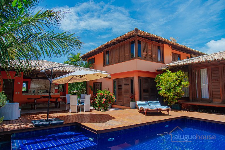 Casa 4Qts Cond em Sauipe Prox Praia