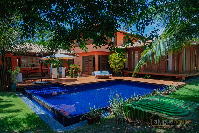 Casa 4Qts Cond em Sauipe Prox Praia