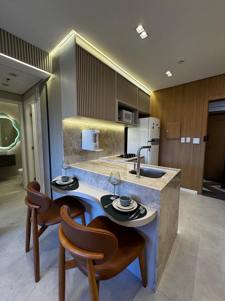 Lindo Apt 2Qts em Guarajuba, finamente decorado