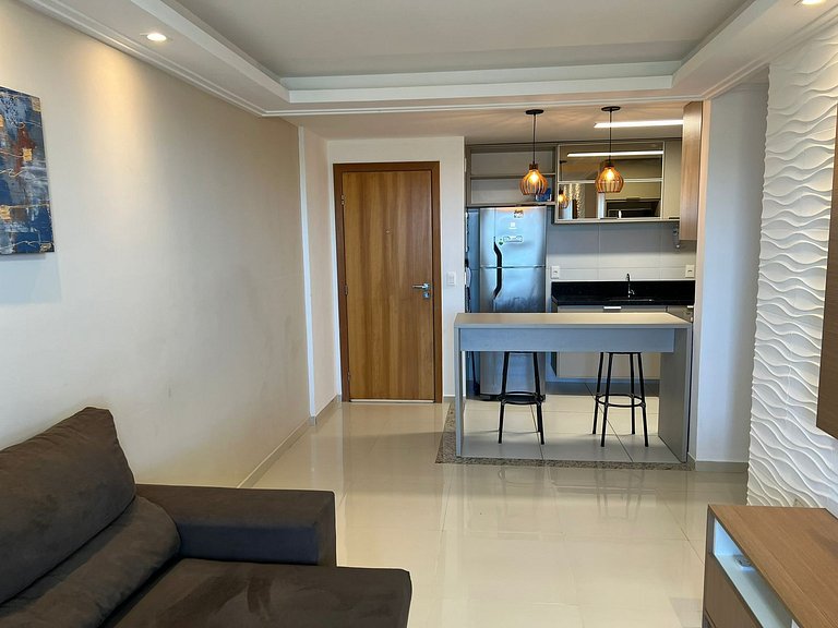 Apt 2 Qts Com Vista Total Mar