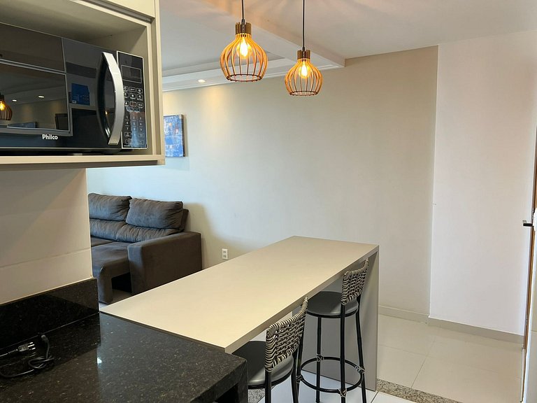 Apt 2 Qts Com Vista Total Mar