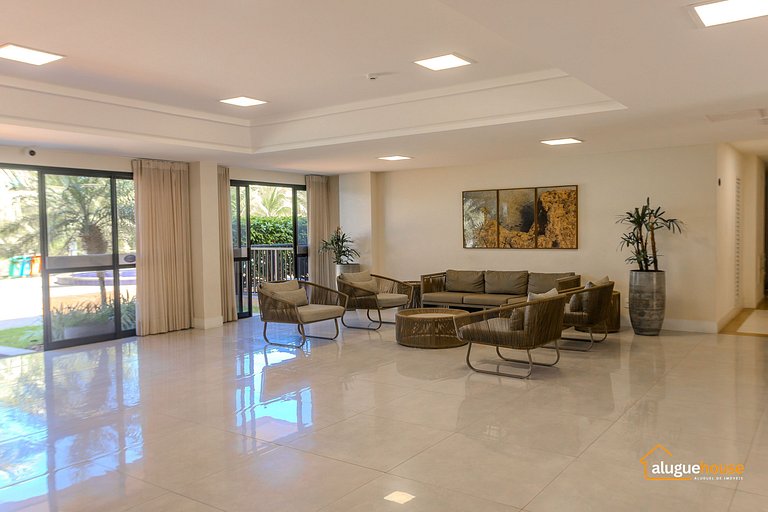 Apartamento 2Qts Vista Lago em Guarajuba