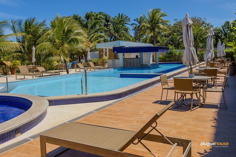 Apartamento 2Qts Vista Lago em Guarajuba