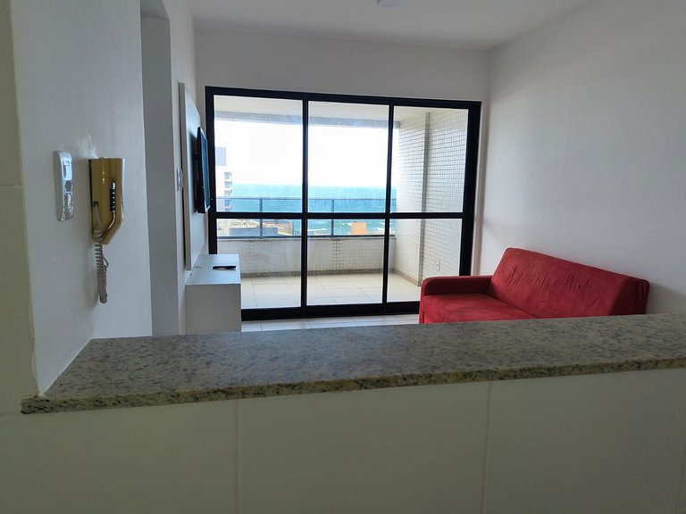 Apartamento Quarto e Sala Vista Mar Pituba