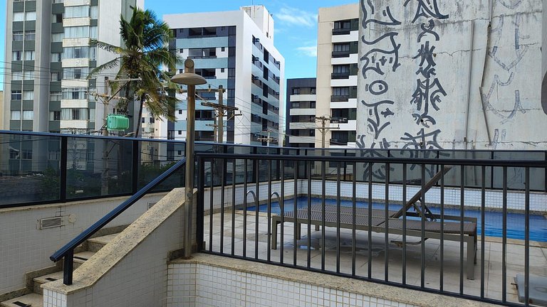Apartamento Quarto e Sala Vista Mar Pituba