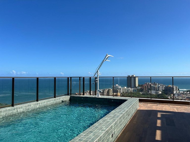 Belo Apartamento 1Qts Vista Mar Rio Vermelho