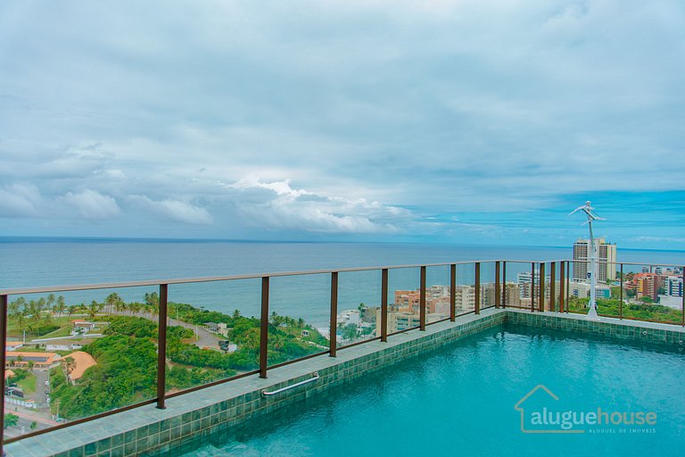 Belo Apartamento 1Qts Vista Mar Rio Vermelho