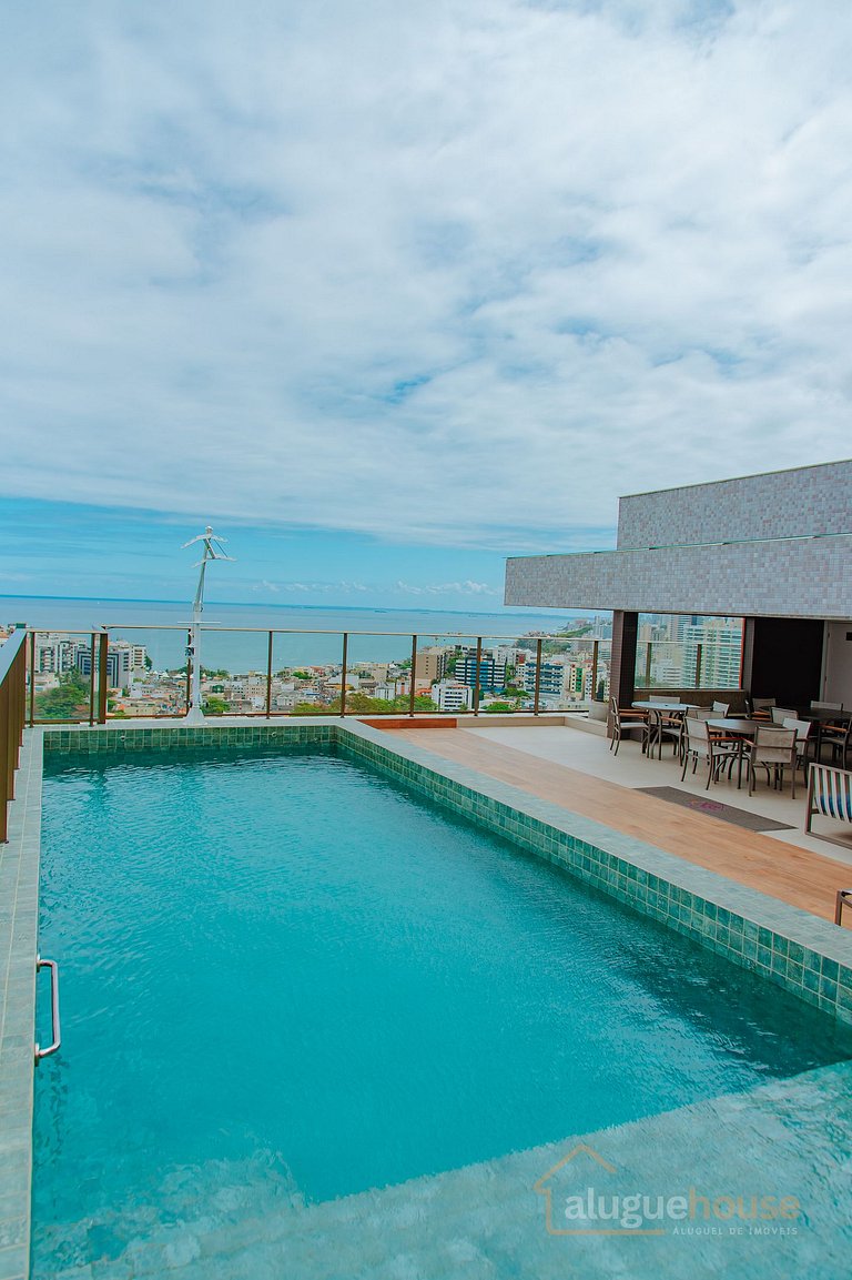 Belo Apartamento 1Qts Vista Mar Rio Vermelho