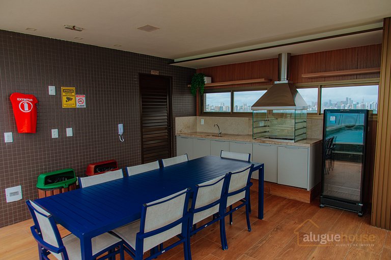 Belo Apartamento 1Qts Vista Mar Rio Vermelho