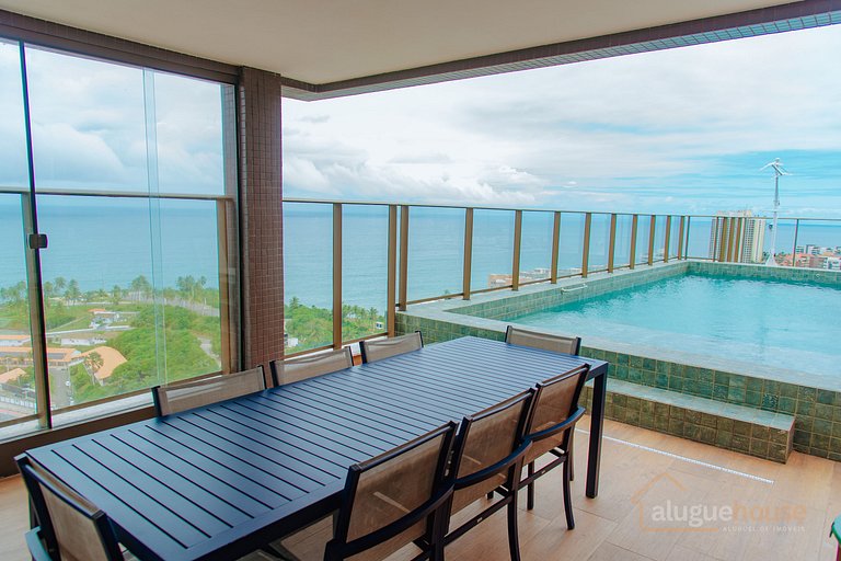 Belo Apartamento 1Qts Vista Mar Rio Vermelho