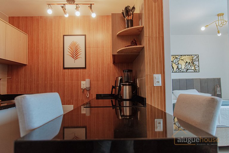 Belo Apartamento 1Qts Vista Mar Rio Vermelho