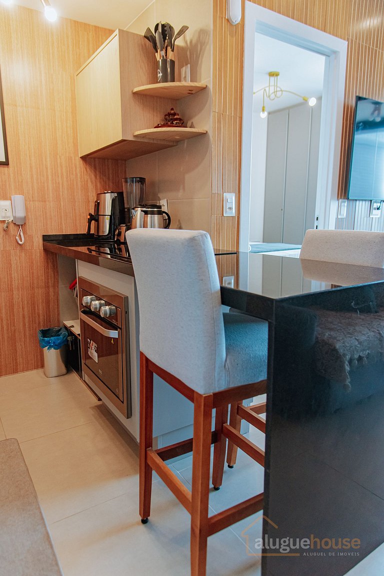 Belo Apartamento 1Qts Vista Mar Rio Vermelho