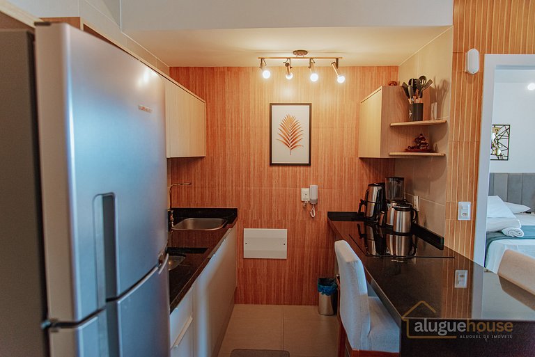 Belo Apartamento 1Qts Vista Mar Rio Vermelho