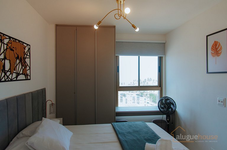 Belo Apartamento 1Qts Vista Mar Rio Vermelho