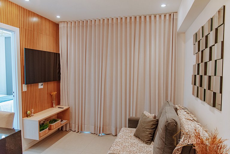 Belo Apartamento 1Qts Vista Mar Rio Vermelho