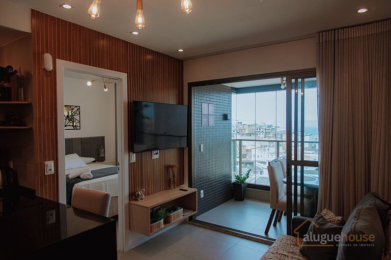 Belo Apartamento 1Qts Vista Mar Rio Vermelho