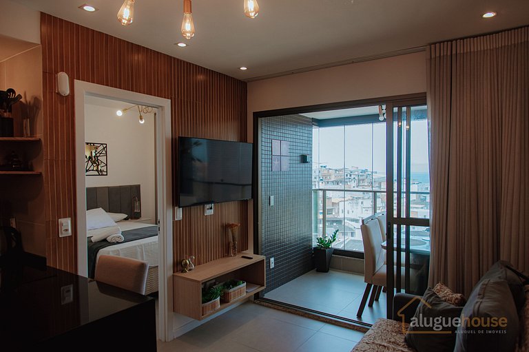 Belo Apartamento 1Qts Vista Mar Rio Vermelho