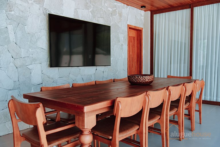 Bela Casa Alta Padrão 6Qts em Guarajuba Prox Praia
