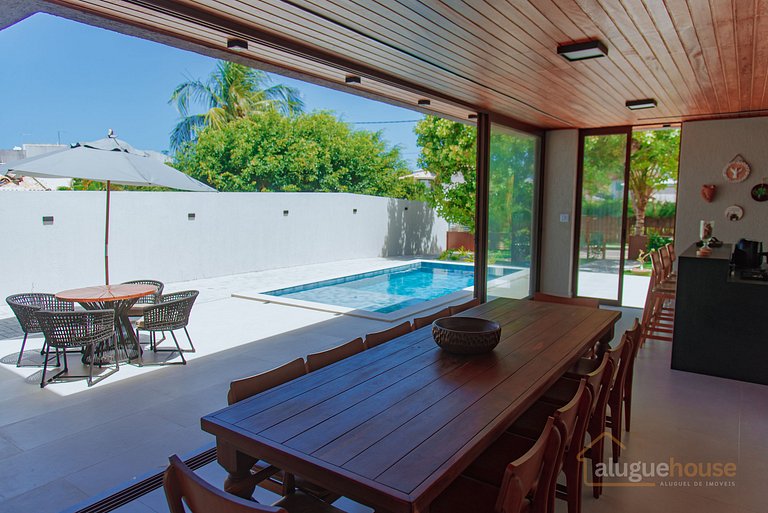 Bela Casa Alta Padrão 6Qts em Guarajuba Prox Praia
