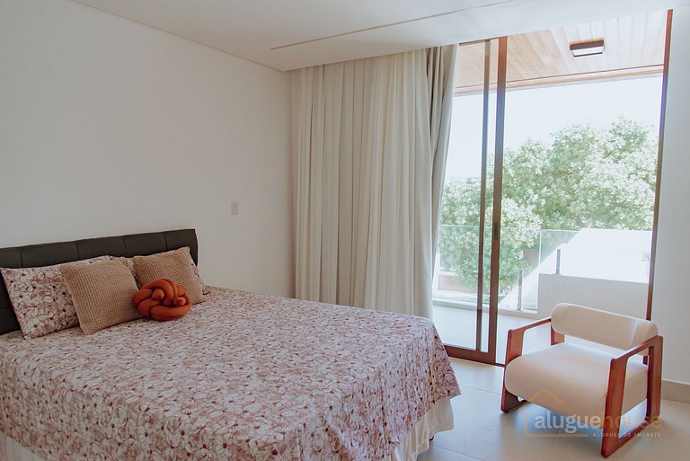 Bela Casa Alta Padrão 6Qts em Guarajuba Prox Praia